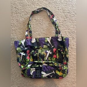 Nicole Miller Tote Bag grapes champagne theme